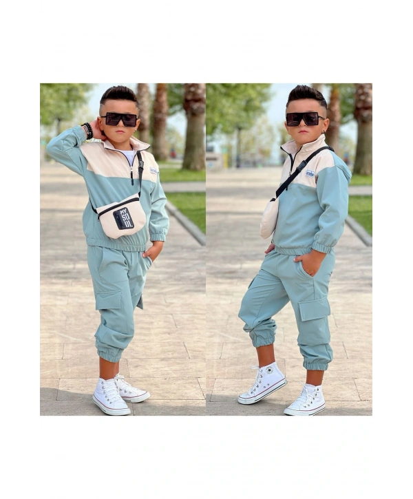 Erkek Çocuk Kreş Okul Çanta Dahil 4 Lu Spor Tarzeşofman Takımı