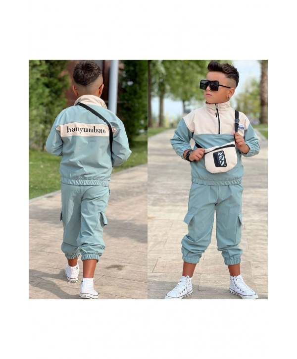 Erkek Çocuk Kreş Okul Çanta Dahil 4 Lu Spor Tarzeşofman Takımı