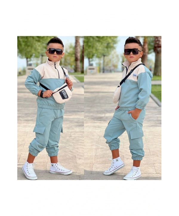 Erkek Çocuk Kreş Okul Çanta Dahil 4 Lu Spor Tarzeşofman Takımı