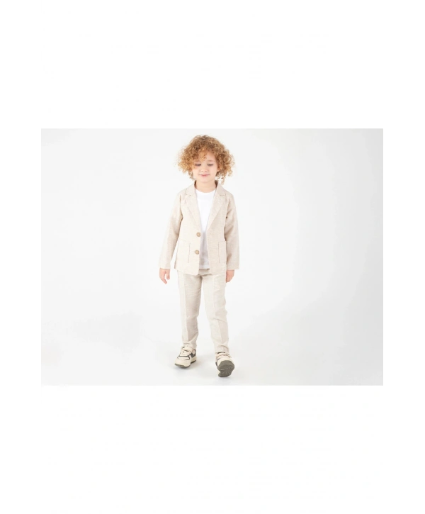 Tişörtlü Ceketli Takım Elbise 2853