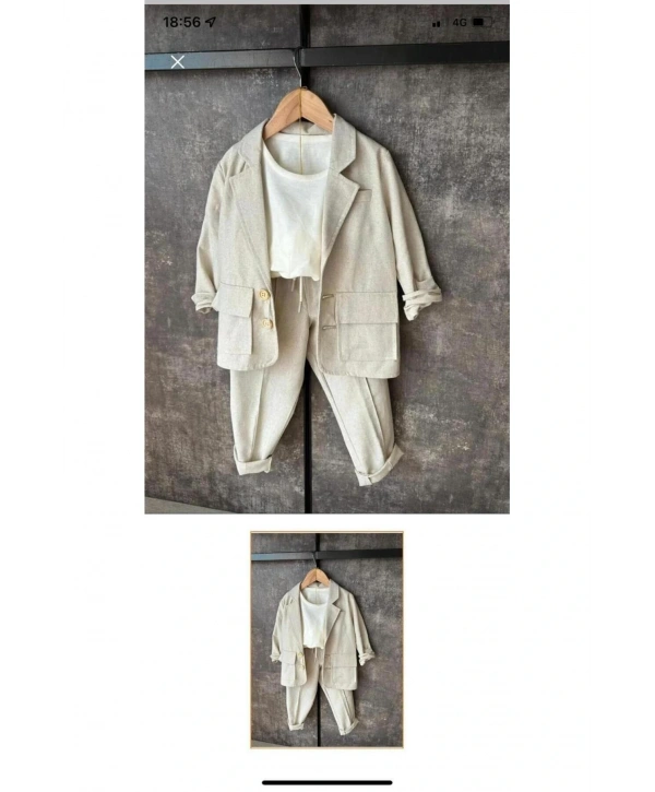 ERKEK ÇOCUK KETEN TAKIM ELBİSE