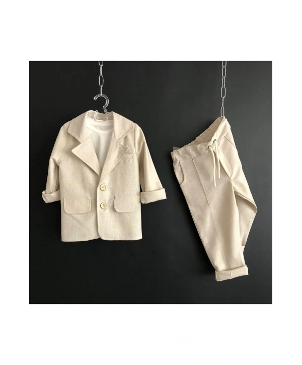 ERKEK ÇOCUK KETEN TAKIM