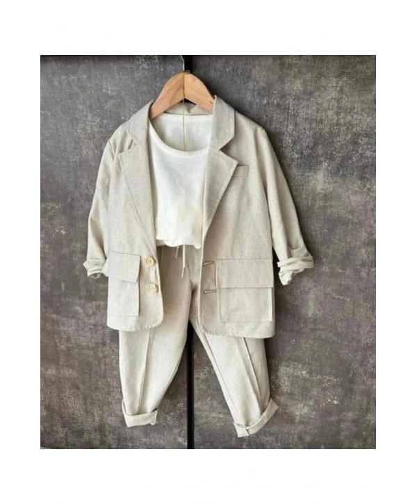 ERKEK ÇOCUK KETEN TAKIM