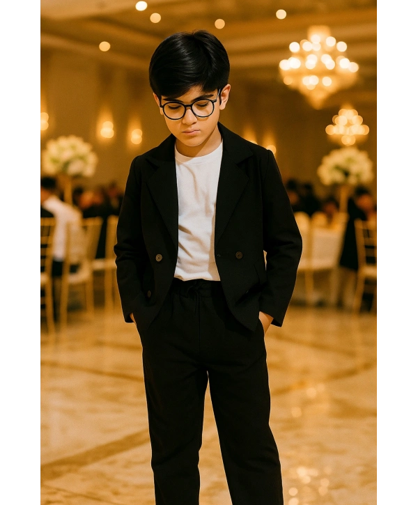 Kruvaze Ceketli Spor 3’Lü Takım/Takım Elbise/Damatlık/Özel Gün Takım/Düğün/ Doğum Günü/Premium