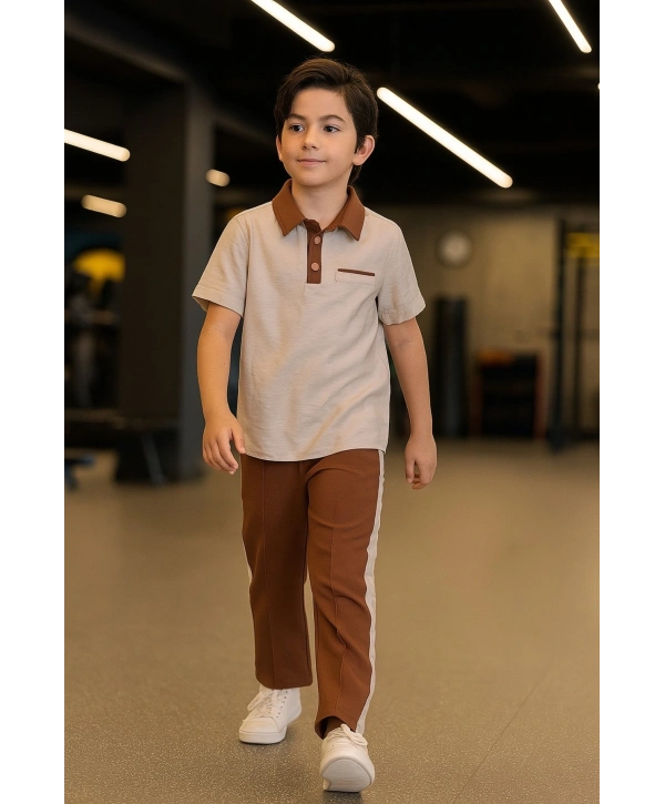 Modal Kumaş Erkek Çocuk 2Li Takım / Bayramlık / Özel Gün / Doğum Günü