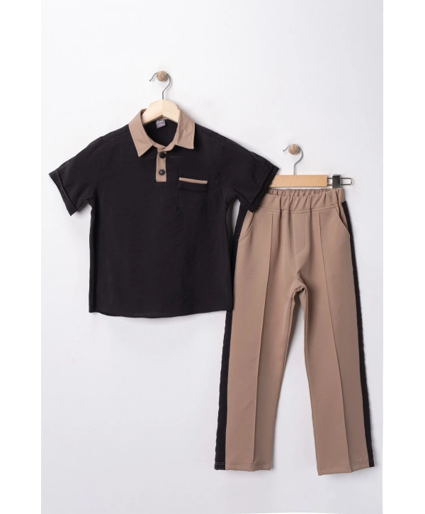 Modal Kumaş Erkek Çocuk 2li Takım / Bayramlık / Özel Gün / Doğum Günü