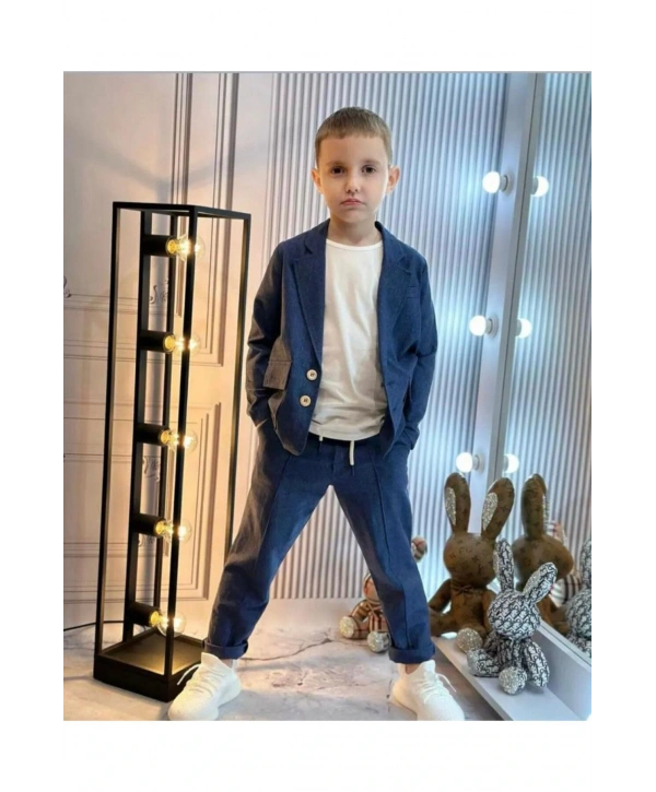 Erkek Çocuk Keten Takım