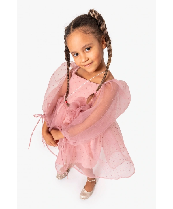 Balon Kol Çantalı Özel Gün Doğumgünü Parti Elbisesi