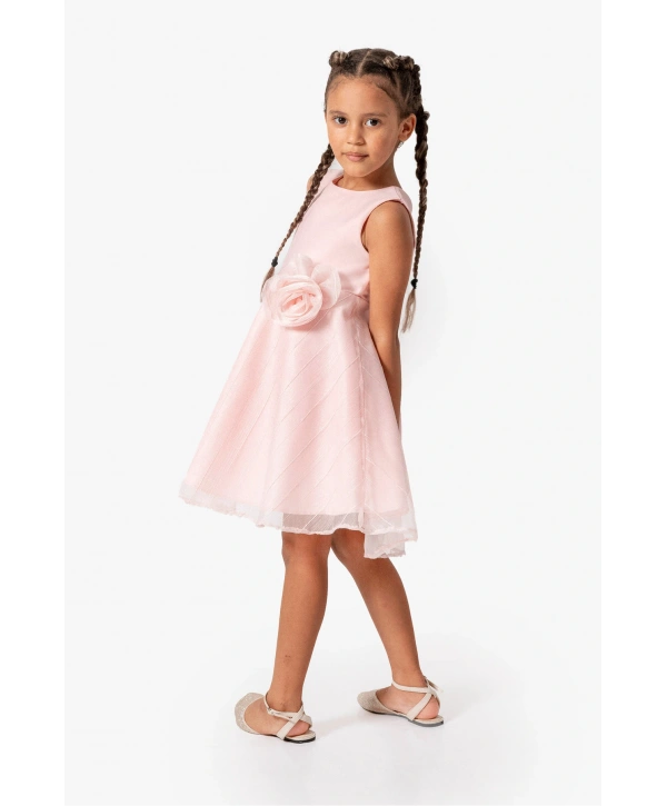 Vita Doğum Günü Parti Özel Gün Kız Çocuk Elbise(BİR BEDEN BÜYÜK TERCİH EDİNİZ)