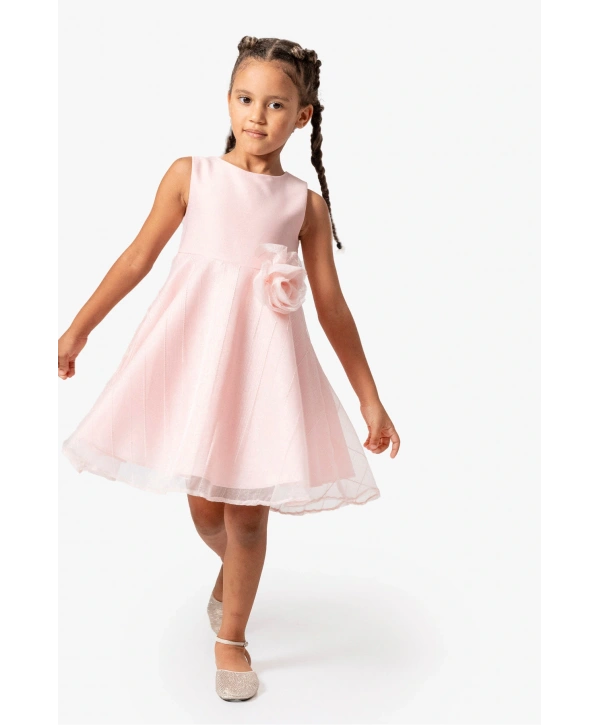 Vita Doğum Günü Parti Özel Gün Kız Çocuk Elbise(BİR BEDEN BÜYÜK TERCİH EDİNİZ)