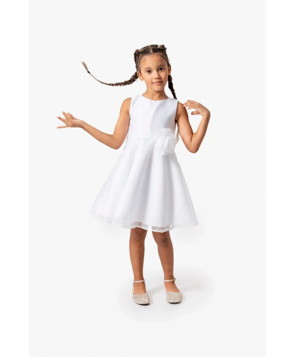 Vita Kız Çocuk Elbise(BİR BEDEN BÜYÜK TERCİH EDİNİZ)