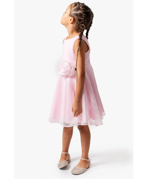 Vita Doğum Günü Parti Özel Gün Kız Çocuk Elbise(BİR BEDEN BÜYÜK TERCİH EDİNİZ)