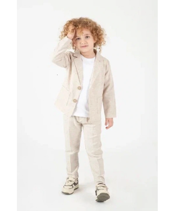 T-shirtlü Keten Takım