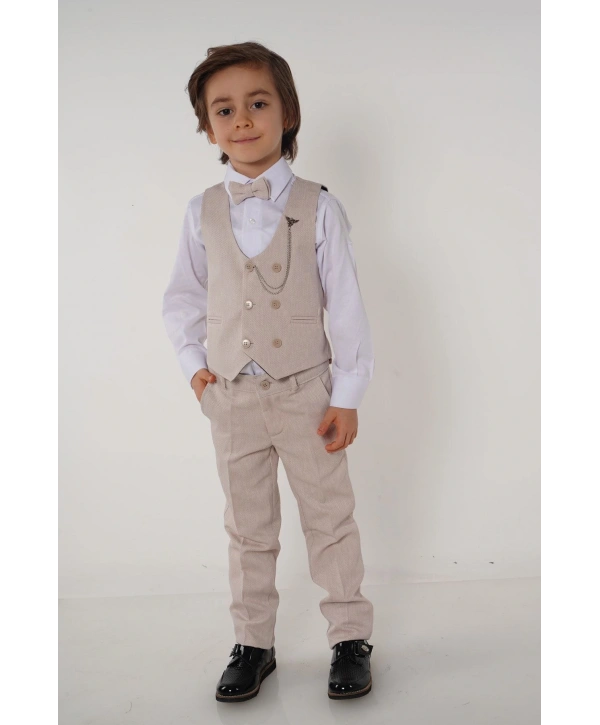 PLANET Yelekli Erkek Çocuk Takım Elbise