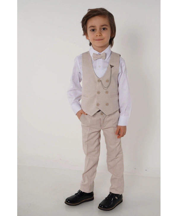 PLANET Yelekli Erkek Çocuk Takım Elbise