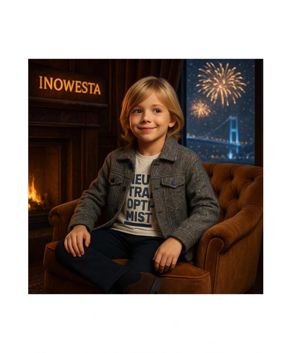 Erkek Çocuk Kalın KAŞE Ceketli 3Lü Takım |Bir Beden Büyük Tercih Ediniz|