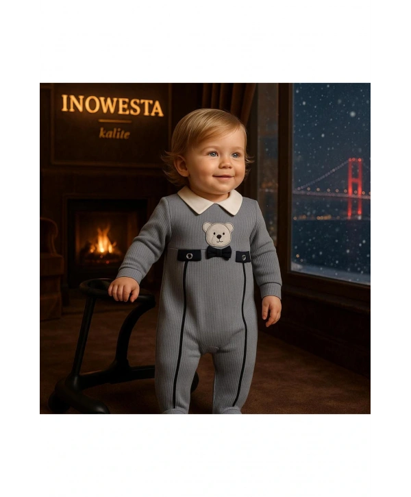 Erkek Çocuk Üst Kalite Pamuklu Tulum