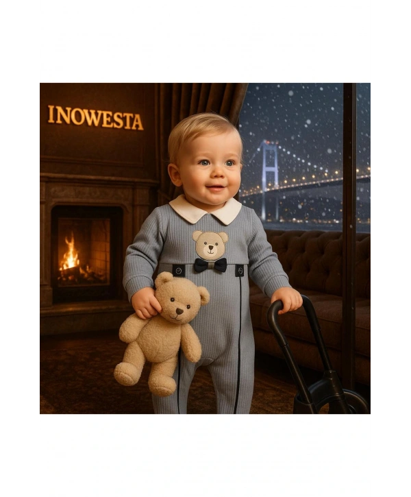 Erkek Çocuk Üst Kalite Pamuklu Tulum