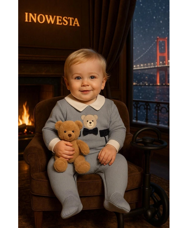 Erkek Çocuk Üst Kalite Pamuklu Tulum