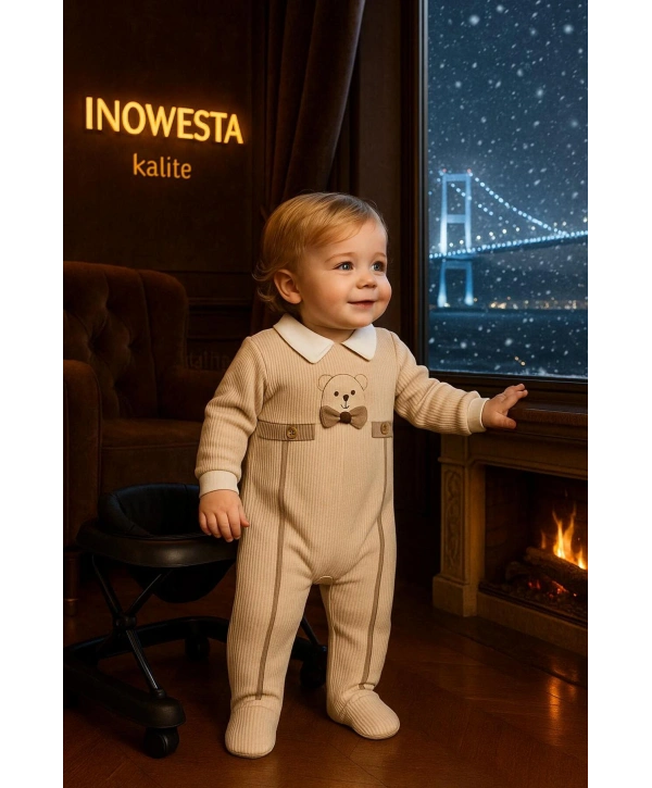 Erkek Çocuk Üst Kalite Pamuklu Tulum