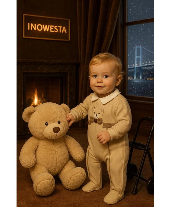 Erkek Çocuk Üst Kalite Pamuklu Tulum