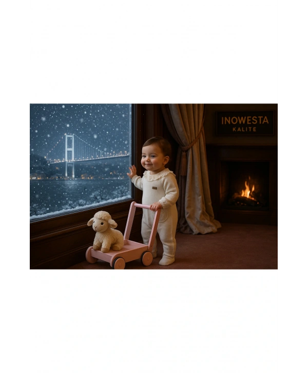 Kız Bebek çelik gibi Pamuk Triko Tulum