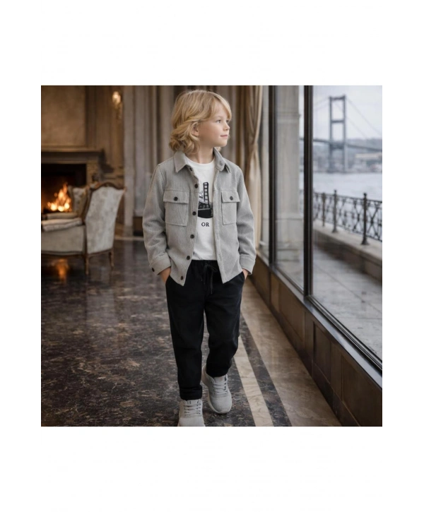 Erkek Çocuk 3Lü Günlük Özel Kombinli Takım 2 / 13 Yaş Arası (Bir Beden Büyük Tercih Edebilirsiniz)