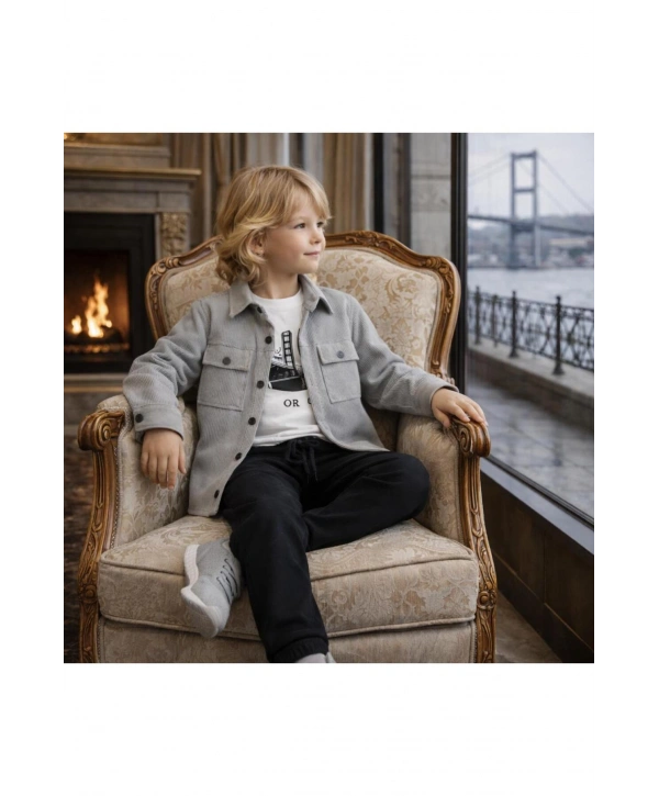 Erkek Çocuk 3Lü Günlük Özel Kombinli Takım 2 / 13 Yaş Arası (Bir Beden Büyük Tercih Edebilirsiniz)