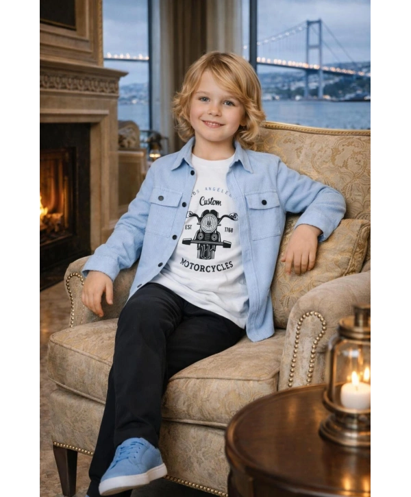 Erkek Çocuk 3Lü Günlük Özel Kombinli Takım 2 / 13 Yaş Arası (Bir Beden Büyük Tercih Edebilirsiniz)