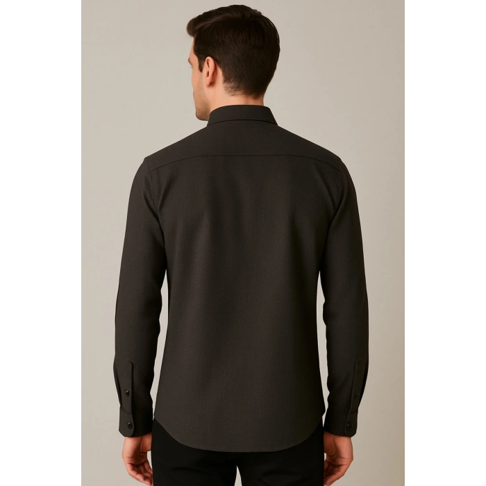 Erkek Gömlek PT Petek Detaylı Armürlü