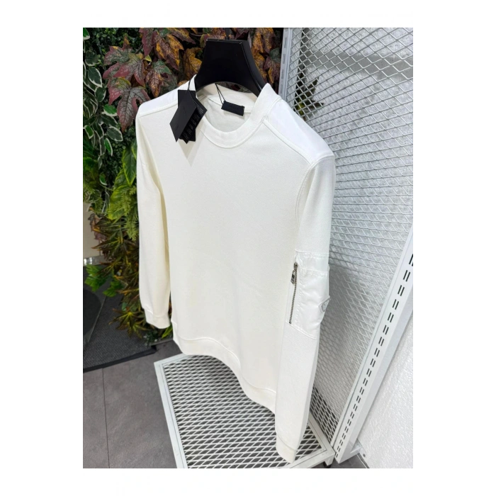 Bisiklet Yaka Kolda Cepli Tişört