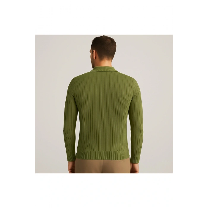 Polo Yaka Desenli Tişört