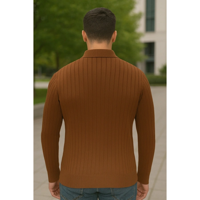 Polo Yaka Desenli Tişört