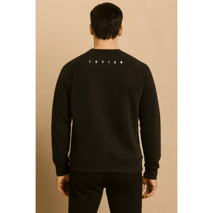 Balıkçı Yaka Fermuarlı Üç İplik Sweatshırt