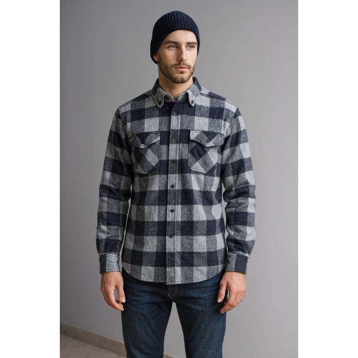 Kareli Oduncu Erkek Gömlek