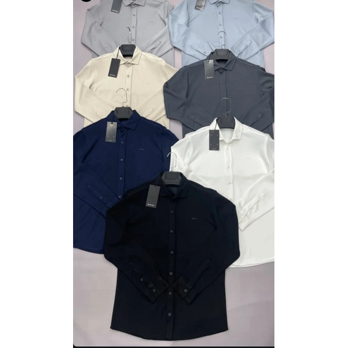 Erkek Düğmeli Cepsiz Gömlek