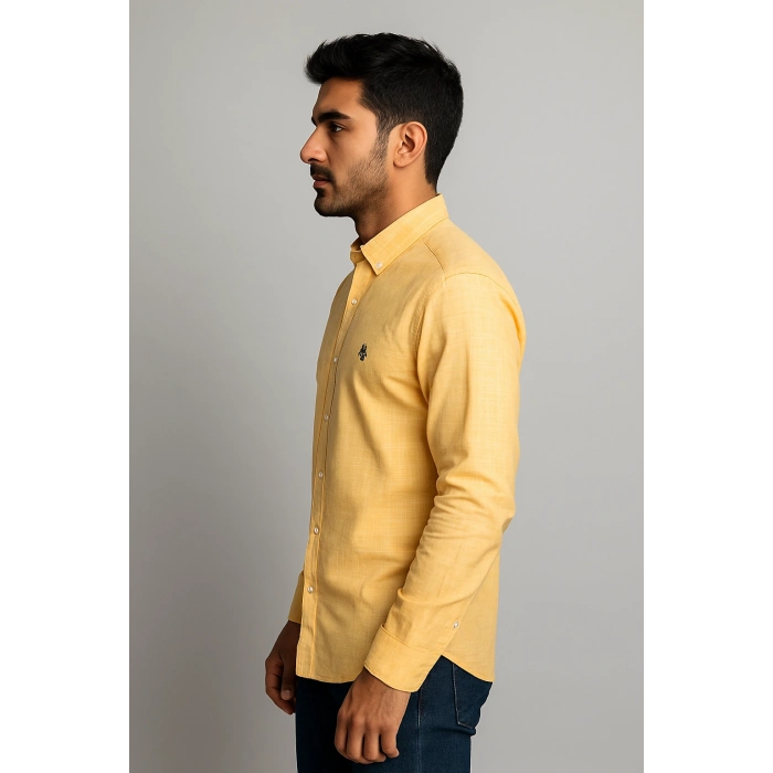 Çizgili Düğmeli Gömlek