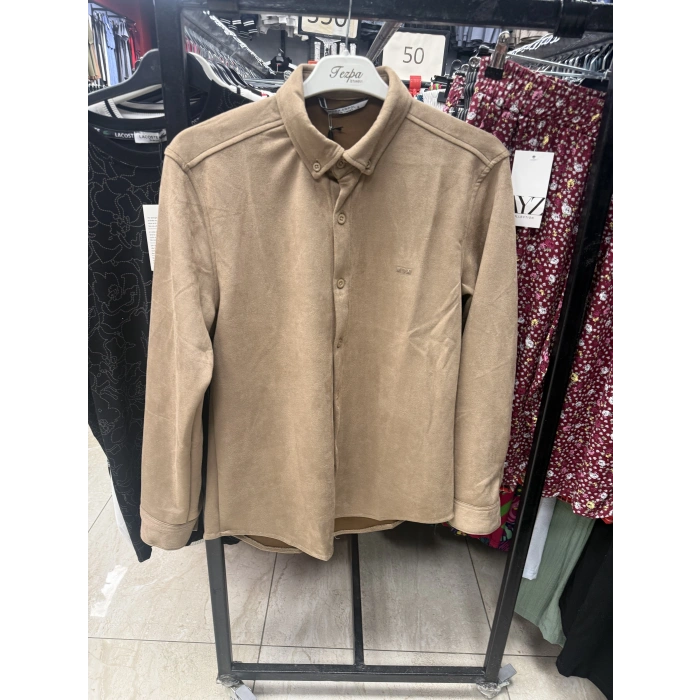 Süvet/Nubuk Deri Gömlek