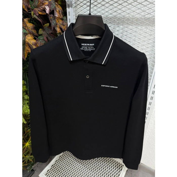 Polo Yaka Selanik Kumaş Sweatshirt (Test Ürünü)