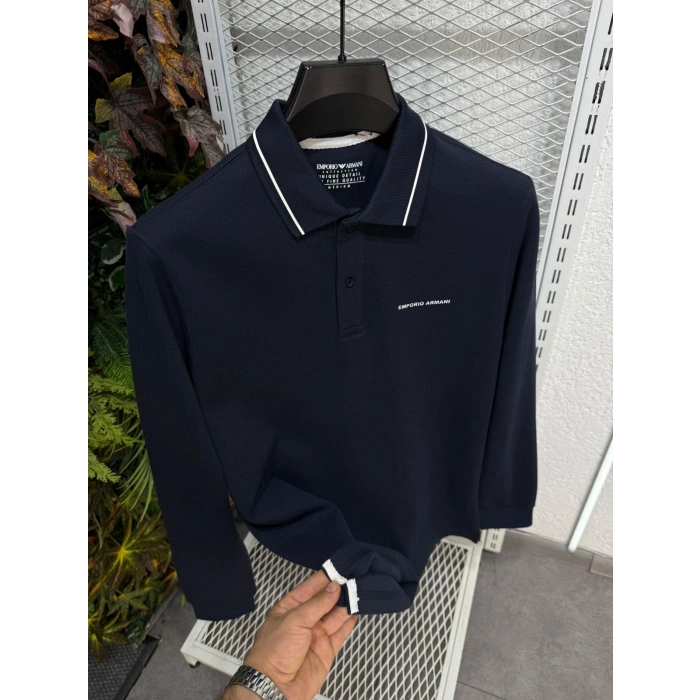 Polo Yaka Selanik Kumaş Sweatshirt (Test Ürünü)