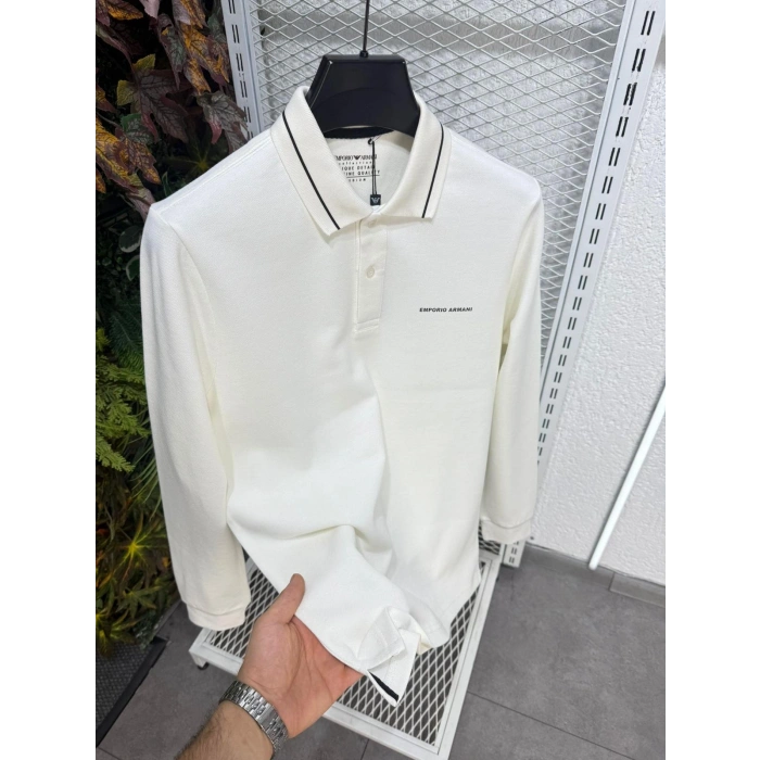 Polo Yaka Selanik Kumaş Sweatshirt (Test Ürünü)