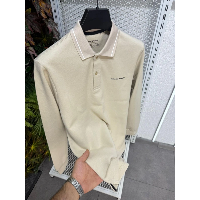 Polo Yaka Selanik Kumaş Sweatshirt (Test Ürünü)