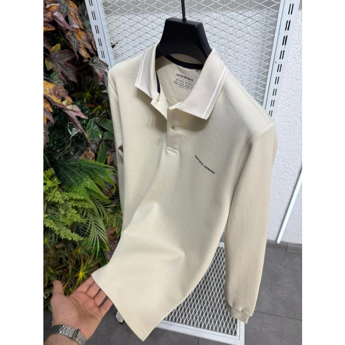 Polo Yaka Selanik Kumaş Sweatshirt (Test Ürünü)