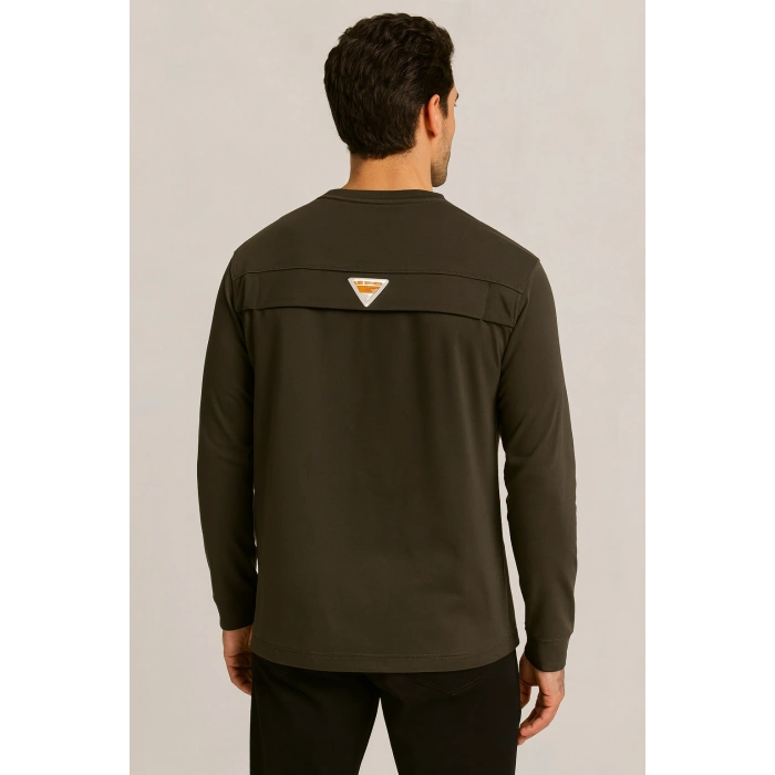 Bisiklet Yaka Co Sırtı Havalandırmalı Tişört