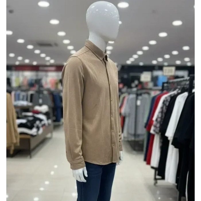 Süvet/Nubuk Deri Gömlek