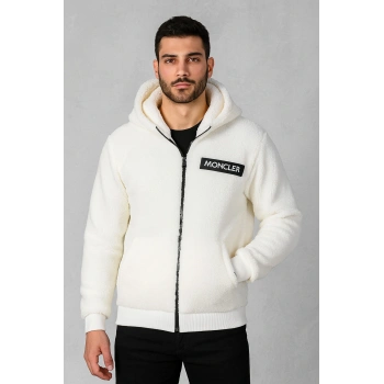 Kuzu Tüylü Astarlı Peluş Mont