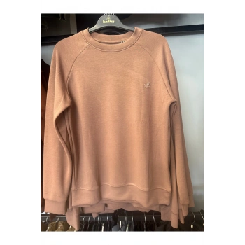 Bisiklet Yaka BC Düz Desen Sweatshirt