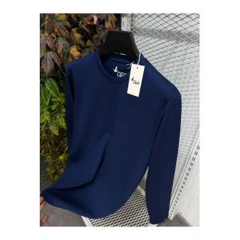 Bisiklet Yaka BC Düz Desen Sweatshirt