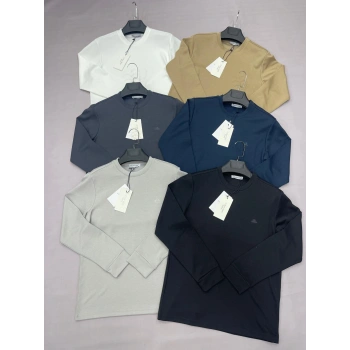 Bisiklet Yaka İki İplik Sade TShirt