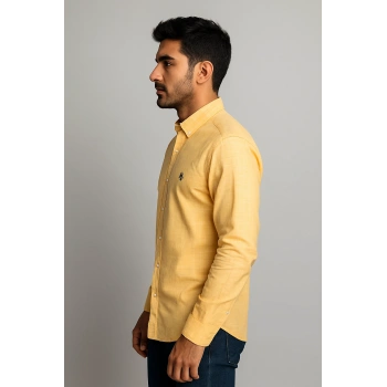 Çizgili Düğmeli Gömlek